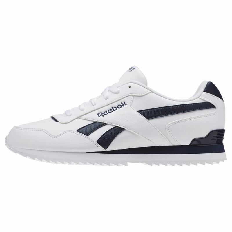 Tenisi Reebok Royal Glide Barbati Albi/Bleumarin Romania PW1945RH